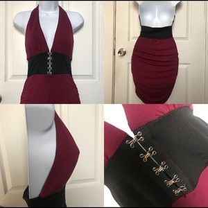 Forever 21 burgundy dress